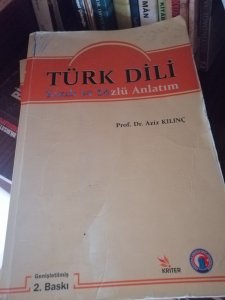 Türk dili yazılı ve sözlü anlatım