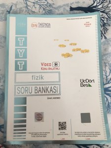 Tyt üç dört beş yayınları fizik soru bankası