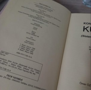 Konularına Göre Kur'an (Sistematik Kur'an Fihristi)