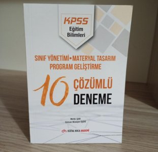 Dijital Hoca 2022 KPSS Eğitim Bilimleri Sınıf Yönetimi, Materyal Tasarım, Program Geliştirme 10 Deneme Çözümlü