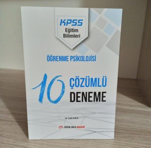 Dijital Hoca 2022 KPSS Eğitim Bilimleri  Öğrenme Psikolojisi 10 Deneme Çözümlü