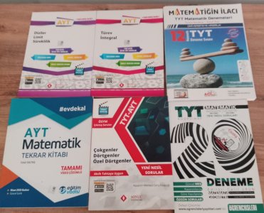 AYT Diziler ,Limit ,Süreklilik ,Türev , integral , TYT Matematiğin İlacı Deneme 12li , AYT Matematik Tekrar Kitabı, TYT AYT Çokgenler Dörtgenler Özel Dörtgenler çıkmış sorular, TYT Matematik 20 Deneme