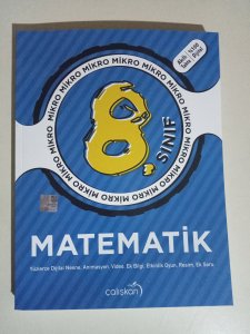 8. Sınıf matematik mikro defter
